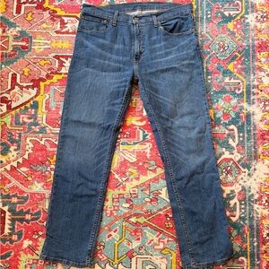 Levi's Straight-Leg Jeans in Blue Denim